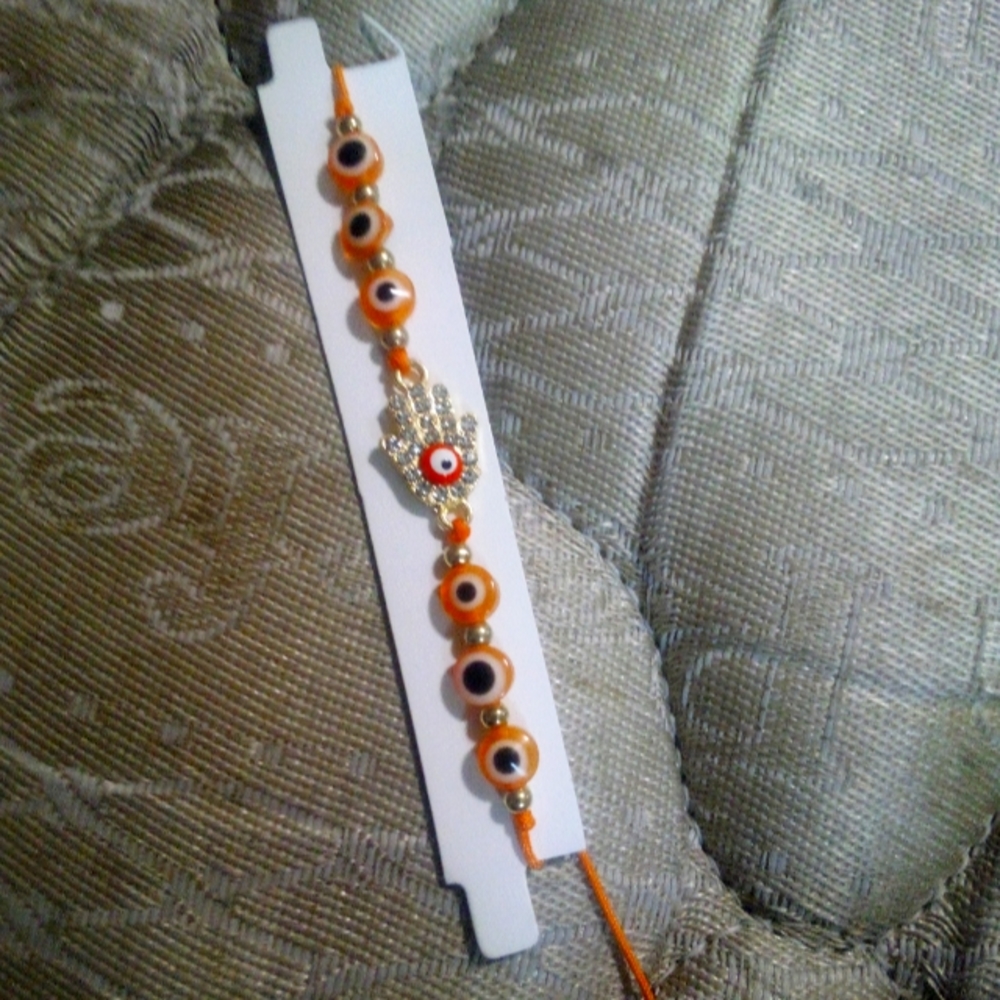 Iced Out Hamasa Hand Bracelet